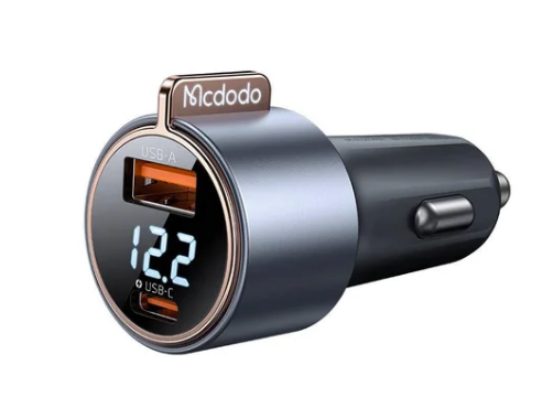АЗУ-1USB + 1USB-C McDodo CC-3690 PD 3.0, 75W черный