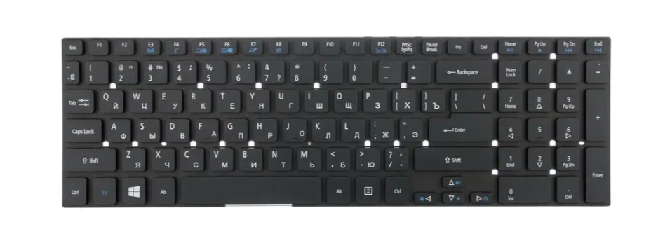 Клавиатура для ноутбука Acer Aspire V3-571G, E5-571G, E1-570G, 5755, 5830TG, Z5WE1 / Extensa 2510
