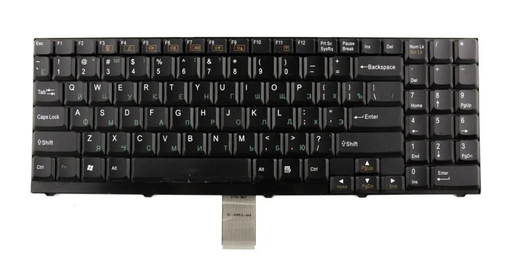 Клавиатура для ноутбука DNS Clevo D900 p/n: MP-03753SU-4304, 80-M57A0-280-1