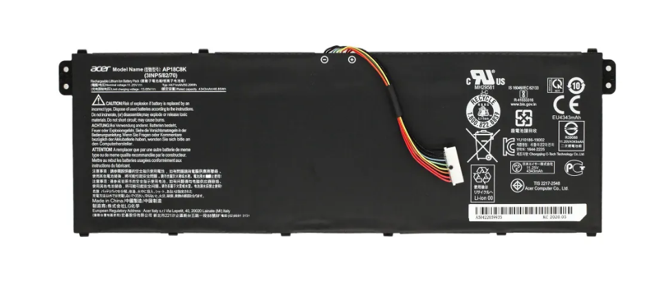 Аккумулятор для ноутбука Acer Aspire A515-56 44 55 44G 43 55G 56G 43G , A514-54 52G 52 52KG 42G 52K