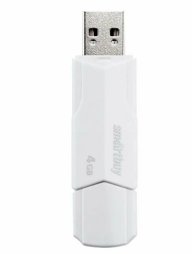 USB-Flash 4GB Smart Buy Clue белая