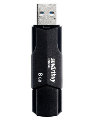 USB-Flash 8GB Smart Buy Clue Series черная