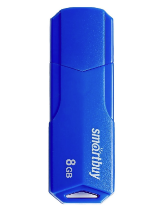 USB-Flash 8GB Smart Buy Clue Series синяя