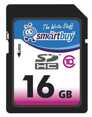 Карта памяти SD 16GB Smart Buy (Class 10)