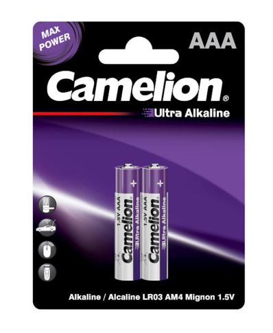 Батарейка алкалиновая Camelion Ultra Alkaline LR03 (1шт)