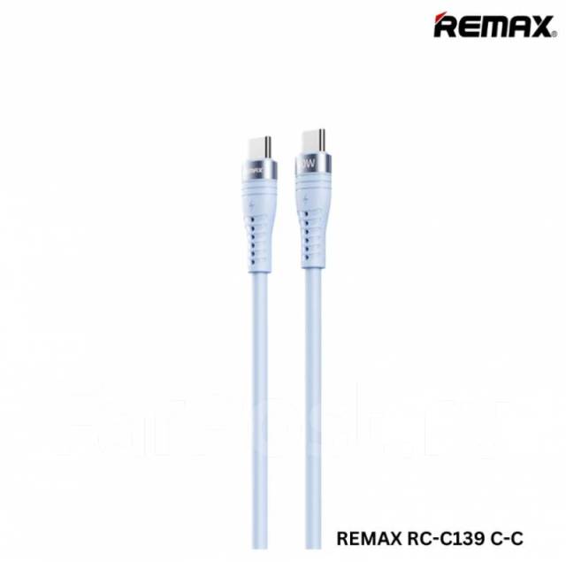 Кабель Remax RC-C139 Type-C - Type-C голубой, 1.2м