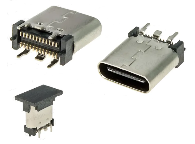 Разъем USB 3.1 Type-C 24 Pin вертикальный