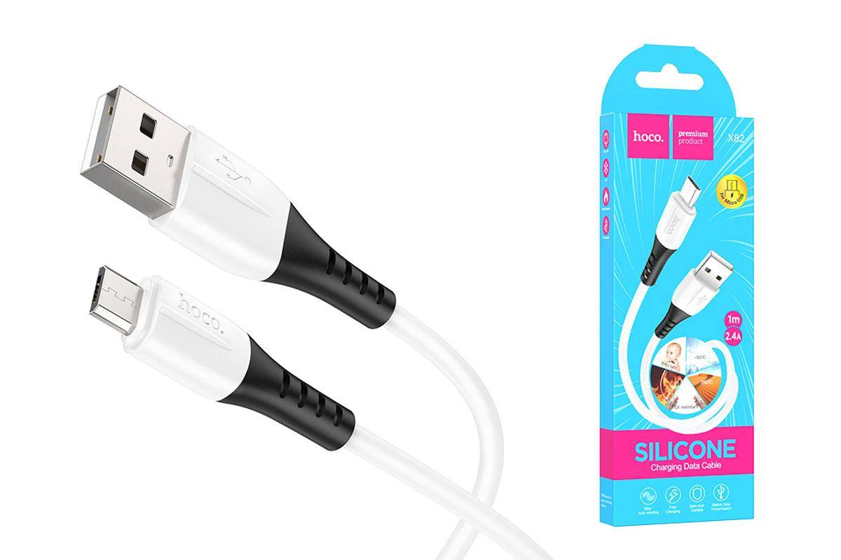 Кабель Hoco X82 PD Type-C - USB белый, 1м