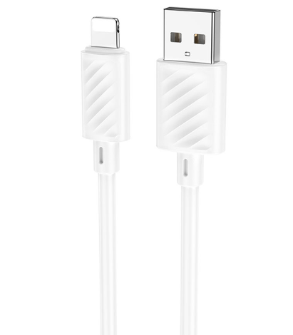 Кабель Hoco X88 USB - Lightning белый, 1м