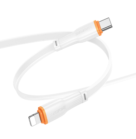 Кабель Borofone BX118 Lightning - USB 3А белый