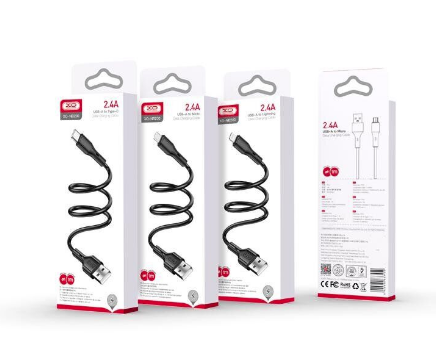 Кабель USB - Type-C XO NB230 (2.4A) Черный