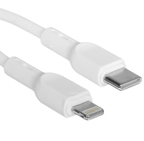 Кабель Type-C - Lightning BC (5A, PD) Белый