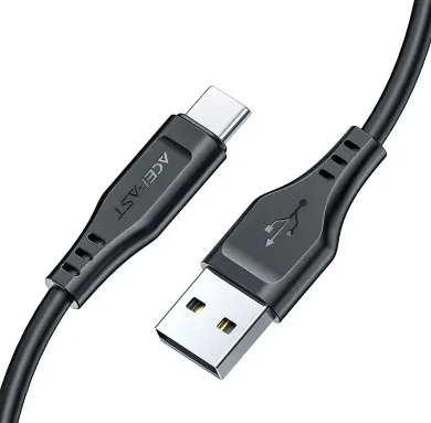 Кабель USB - Type-C Acefast C3-04 (3A, 1.2 м) Черный