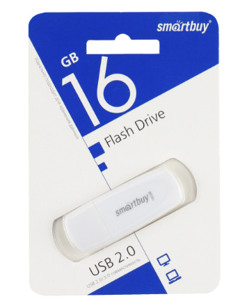 USB-Flash SmartBuy 16GB Scout белая